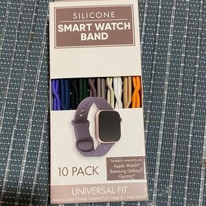 Silicone Smart Watch Band Set - 10 Pack